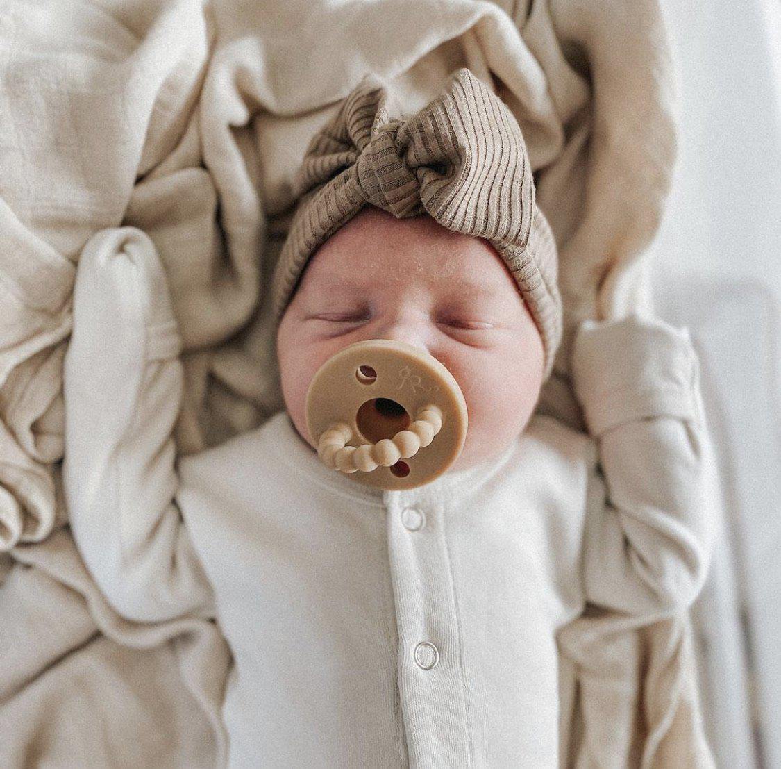 Tan Muslin Swaddle